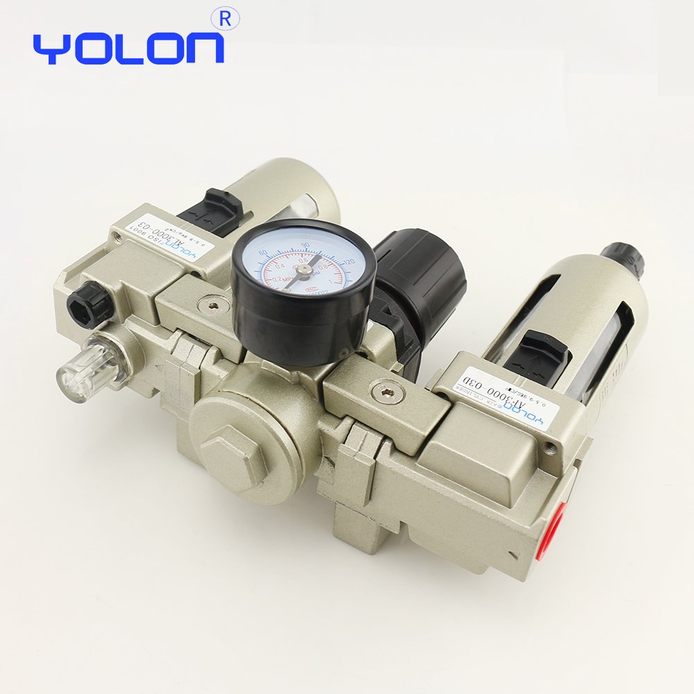 AC3000 G1/4 High Pressure Regulator Air Filter Combination Preparation Unit