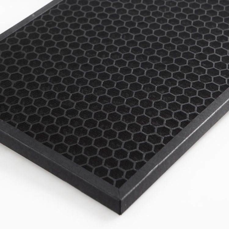 Custom High Efficiency Smoke Removal Coconut Shell Activated Carbon Honeycomb Hepa Activated Carbon Filter for air Purifier
