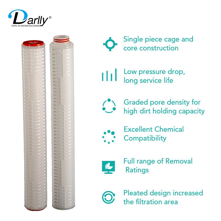 Darlly Wholesale Air Filter Replacement Hydrophobic PTFE Membrane Air Purifier Hepa Filter Vent Fermentation Tank Filtration