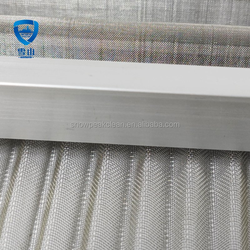 High Quality Industrial Aluminum Alloy Merv8 Filter Washable Metal Net Pre Air Filter