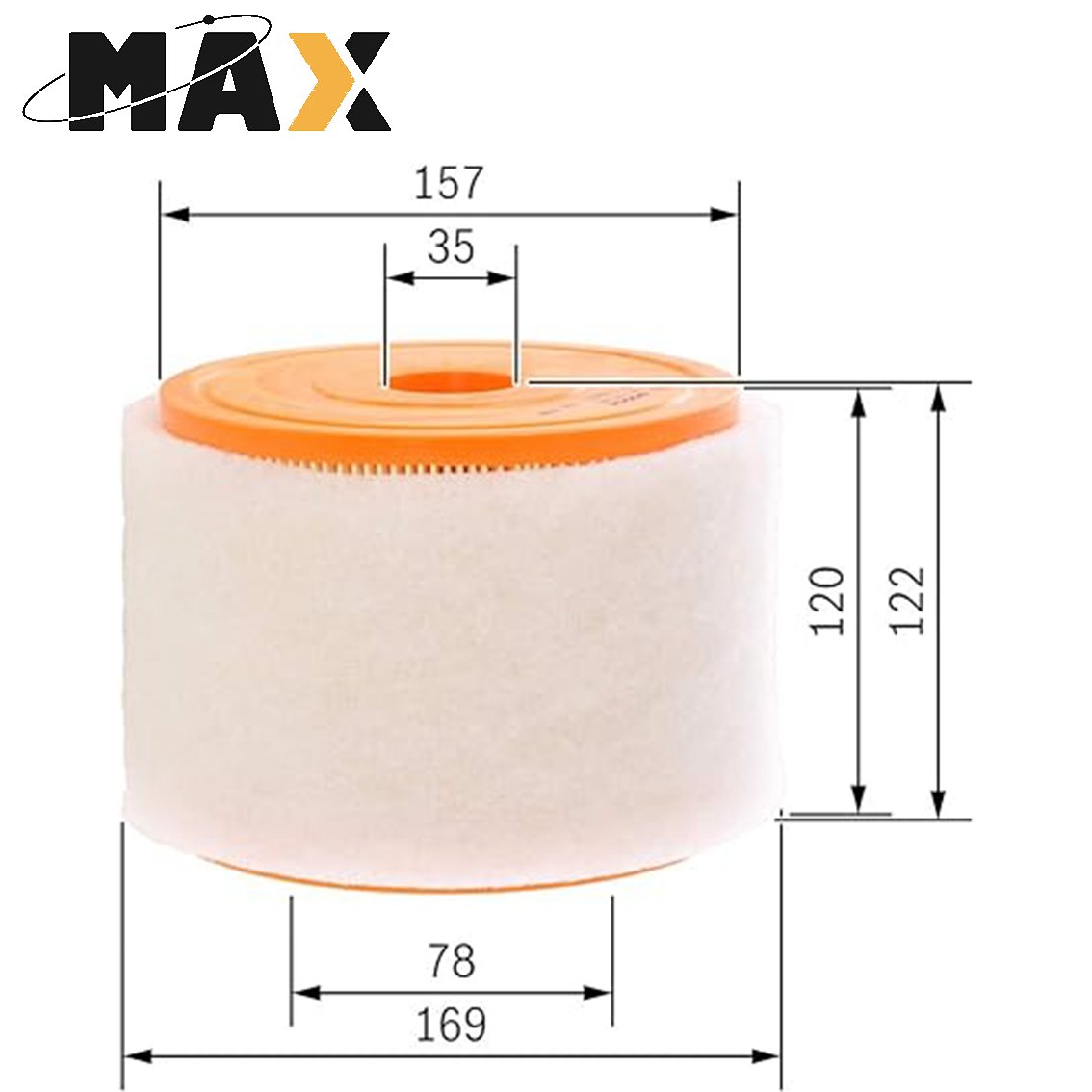 Automotive Parts & Accessories Engine Air Filter for Audi A6 2012-2018 Quattro 2.0L 4G0133843K