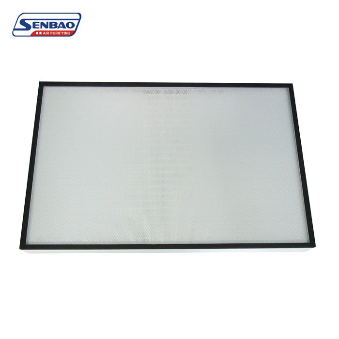 Mini Pleat H13 H14 HEPA High Efficiency Panel Filter Fiberglass Synthetic Fiber Farm Manufacturer Construction Restaurant Used