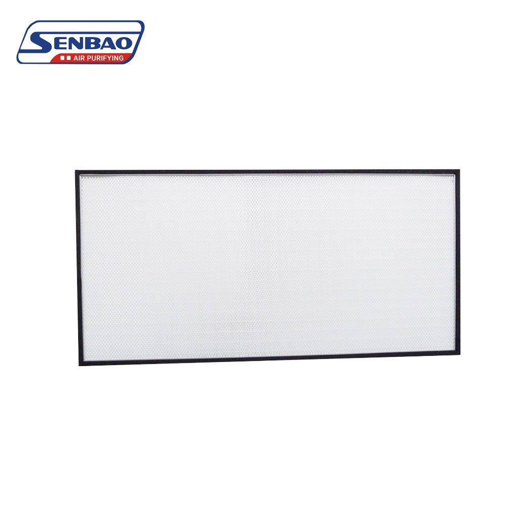 Mini Pleat H13 H14 HEPA High Efficiency Panel Filter Fiberglass Synthetic Fiber Farm Manufacturer Construction Restaurant Used