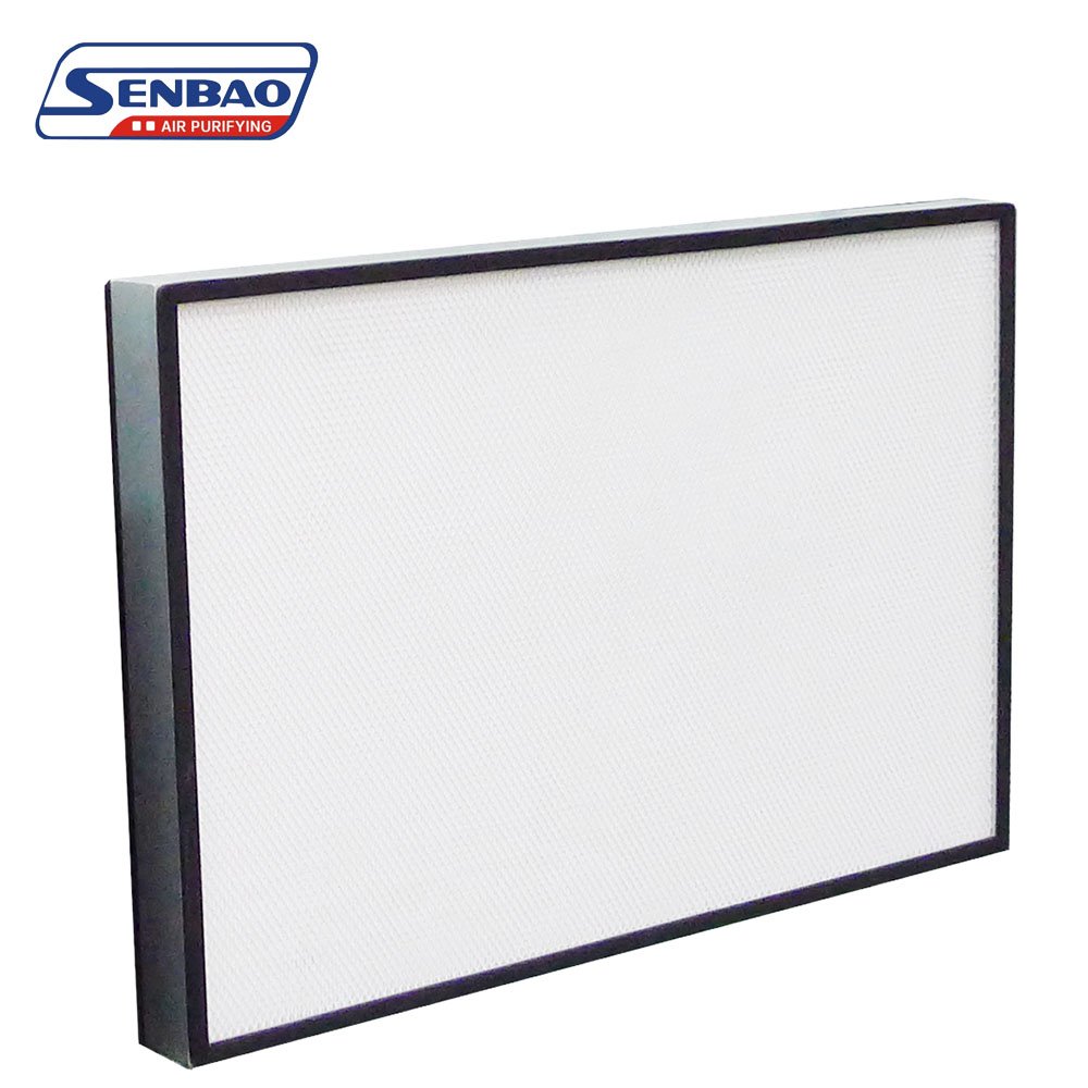 Mini Pleat H13 H14 HEPA High Efficiency Panel Filter Fiberglass Synthetic Fiber Farm Manufacturer Construction Restaurant Used