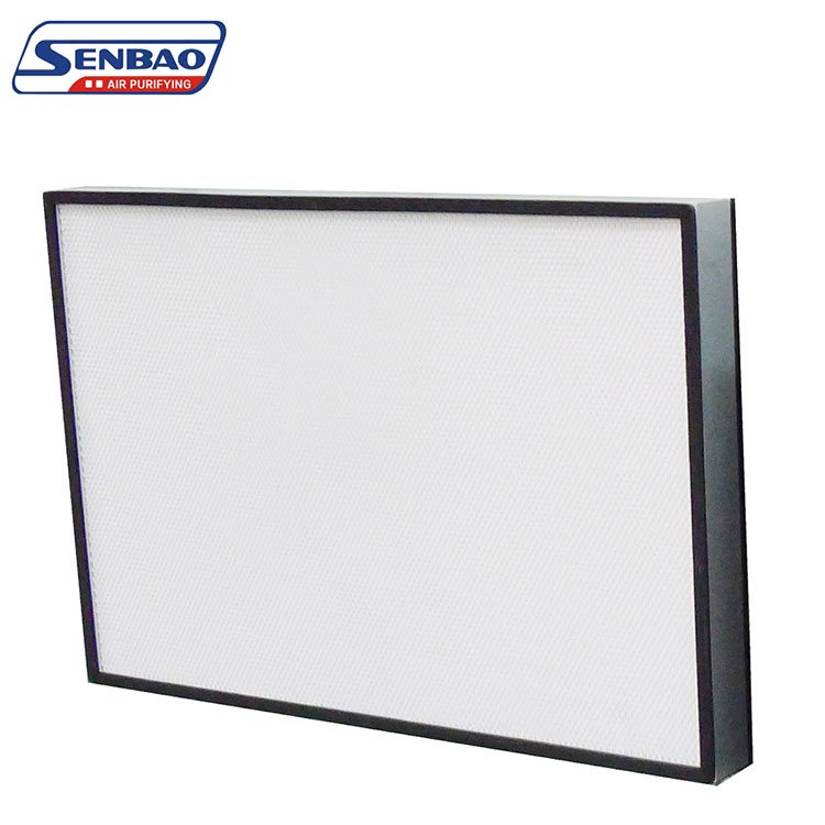 Mini Pleat H13 H14 HEPA High Efficiency Panel Filter Fiberglass Synthetic Fiber Farm Manufacturer Construction Restaurant Used