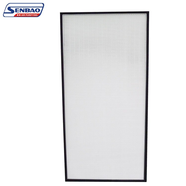 Mini Pleat H13 H14 HEPA High Efficiency Panel Filter Fiberglass Synthetic Fiber Farm Manufacturer Construction Restaurant Used