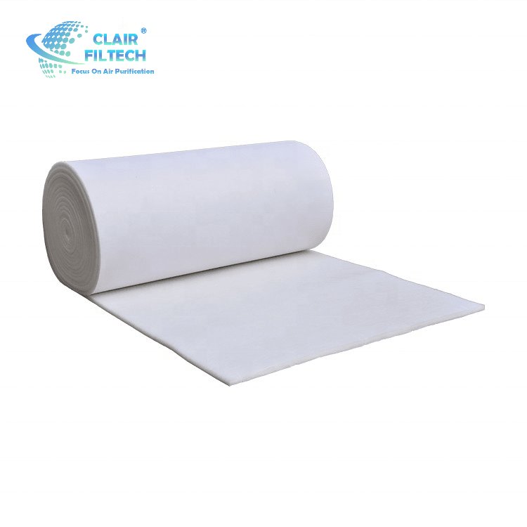 Glass Fiber Filter Media for Paint Booth of Media Spray Booth Air Filter and High Efficiency