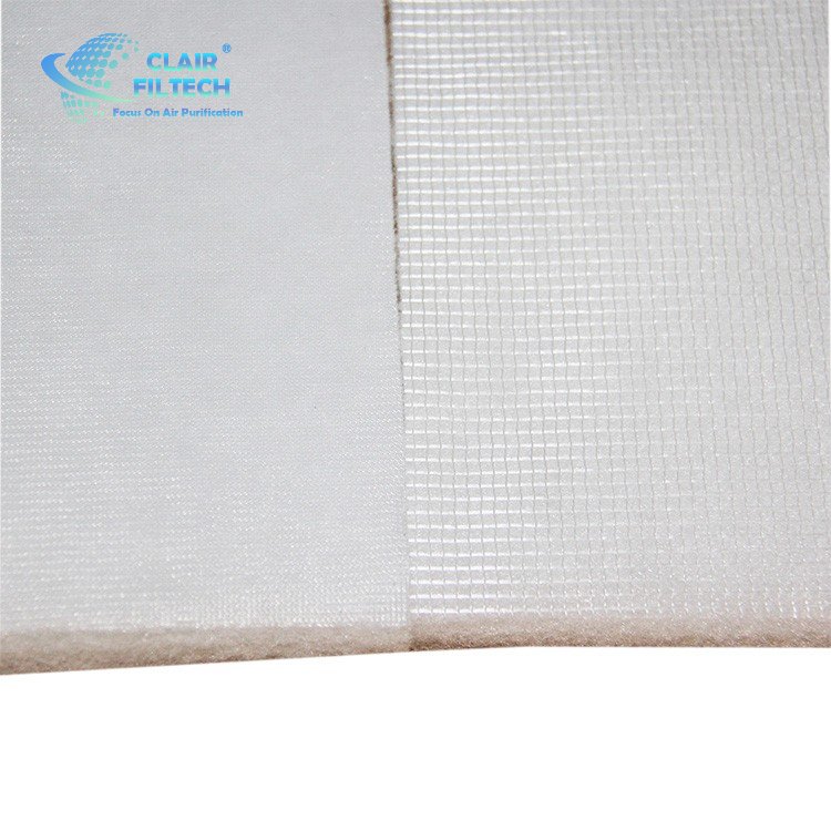 Glass Fiber Filter Media for Paint Booth of Media Spray Booth Air Filter and High Efficiency
