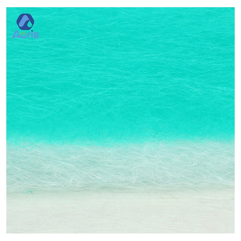 Glass Fibre Paint Stop Filter Factory Wholesale Air Filter Green White Fiberglass Media Paint Stop Floor Filter