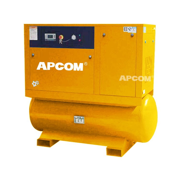 Screw air Compressor 20HP 15KW 500 Lilter tank Dryer Mounted All in One Aircompressor 60 70 80 Gallons air Compressor