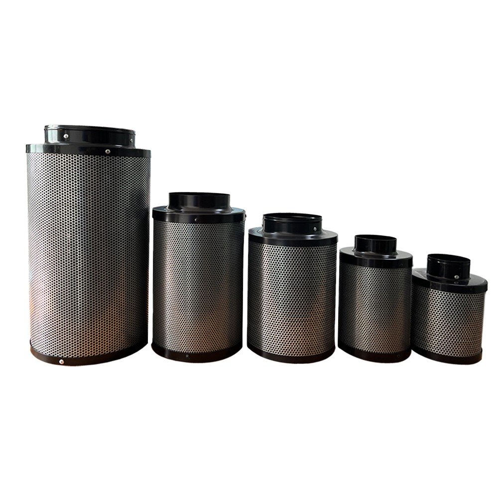 4 Inch Grow Tent Ventilation Carbon Filter Duct Fan Ventilation Kit Activated Carbon Air Filter