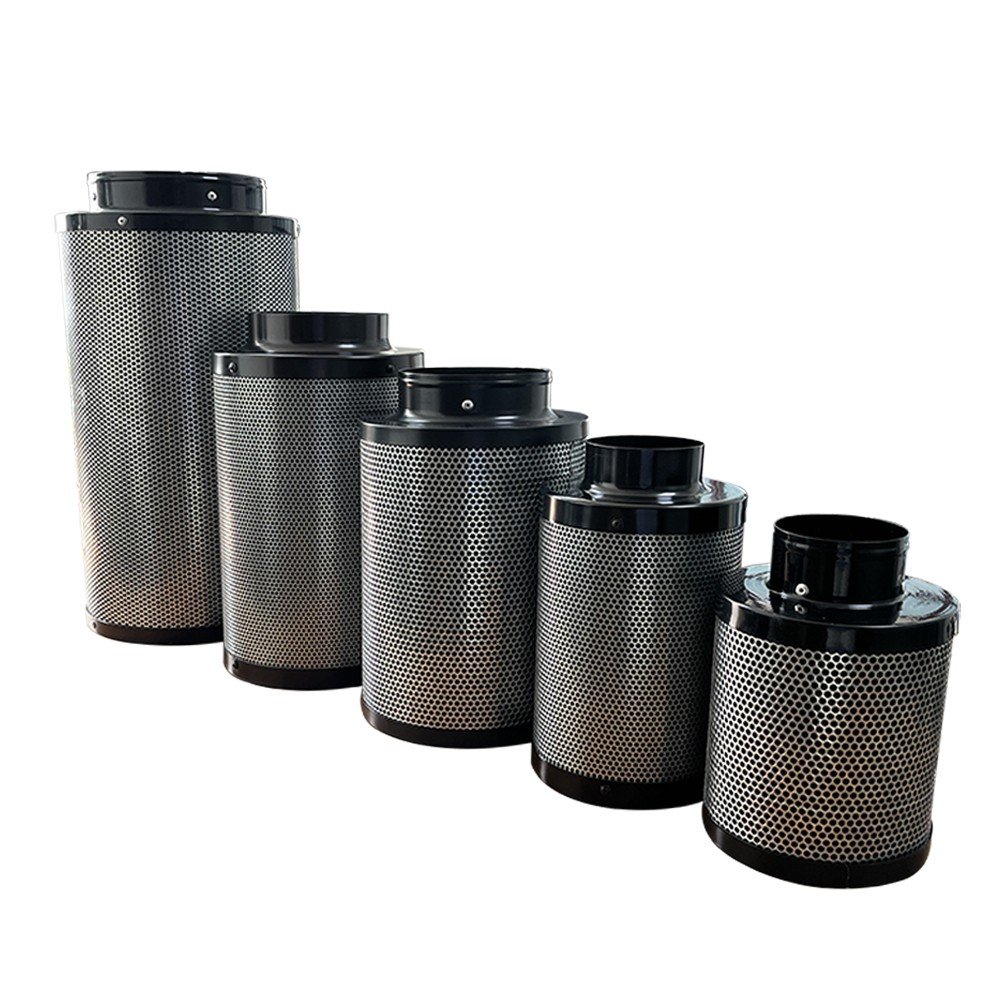 4 Inch Grow Tent Ventilation Carbon Filter Duct Fan Ventilation Kit Activated Carbon Air Filter