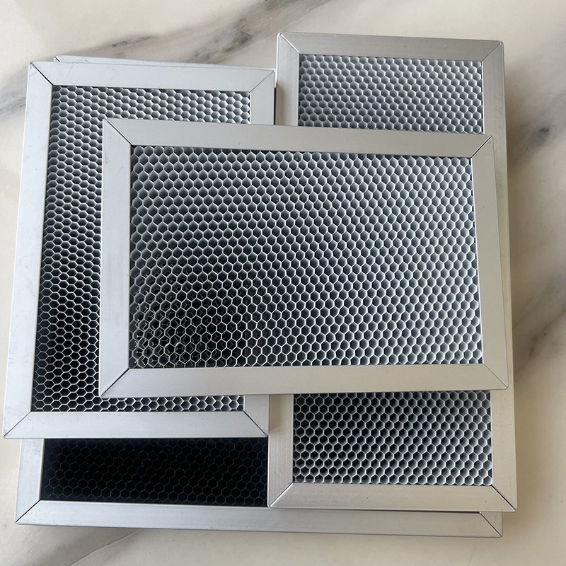 Customized Cold Catalyst Filter Remove With Tio2 Aluminum Metal Honeycomb Mesh Titanium Photocatalyst Air Filter