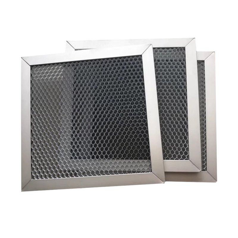 Customized Cold Catalyst Filter Remove With Tio2 Aluminum Metal Honeycomb Mesh Titanium Photocatalyst Air Filter