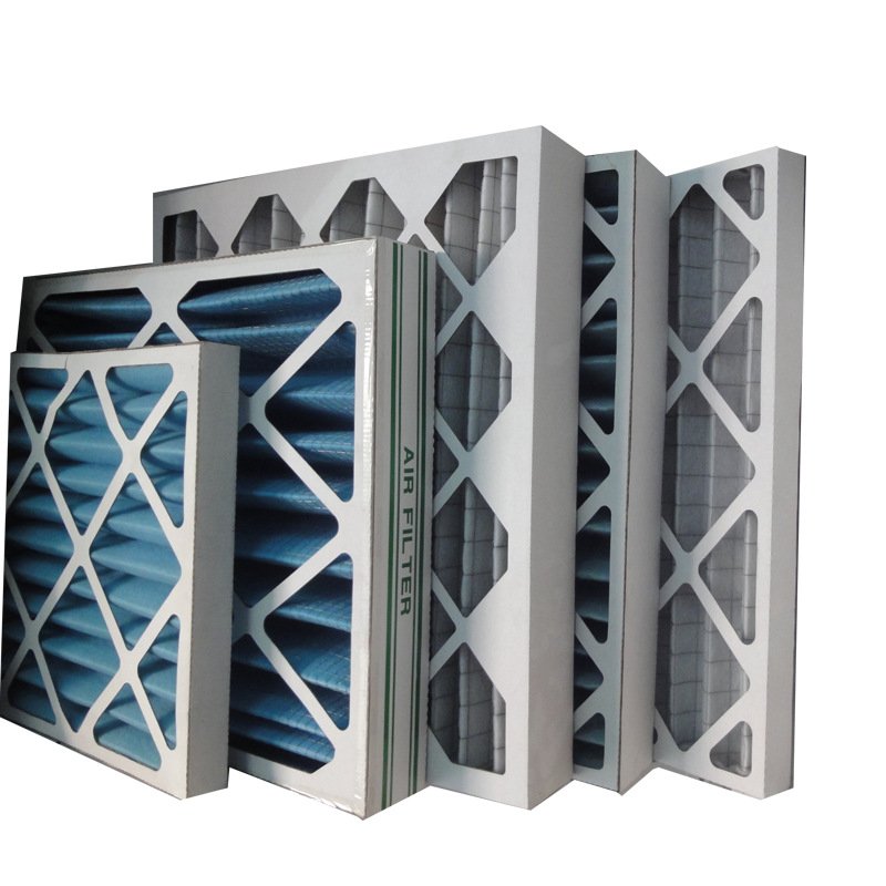 Industrial Paper Box Cardboard Frame G4 Primary Filter for Construction and Manufacturer Industries