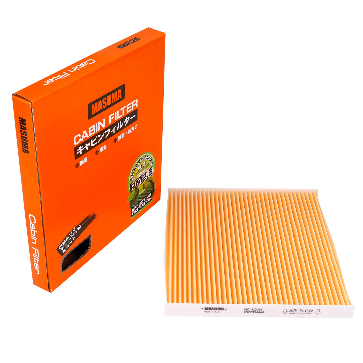 MC-U0034 MASUMA Reticulated Polyurethane Cylinder Foam Air Filter Foam Air Filters Eco-friendly Open Cell Black
