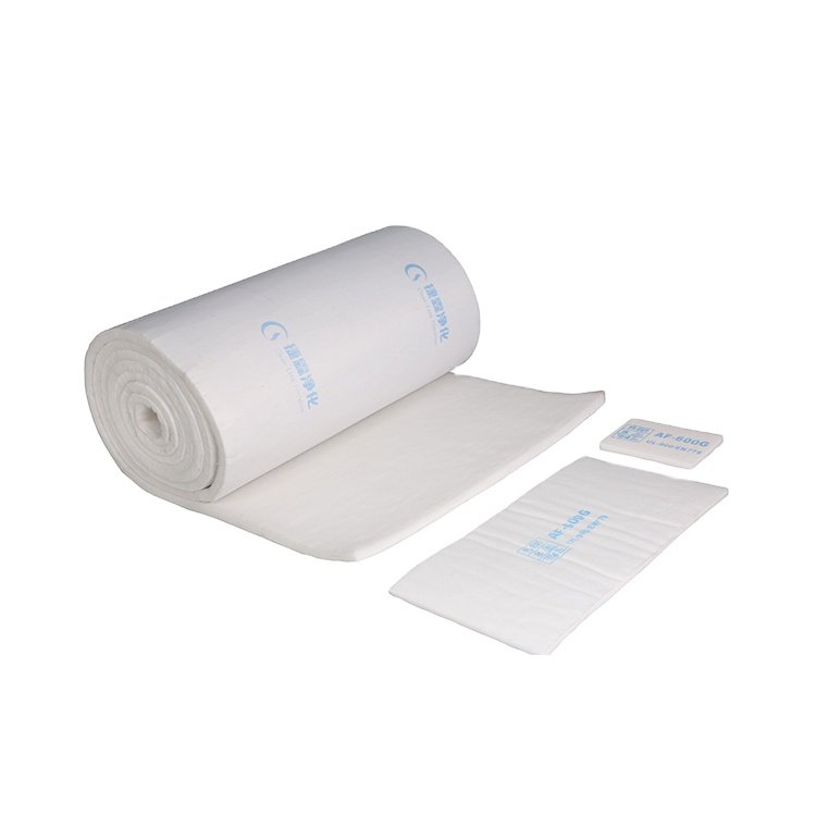 Non Woven Filter Cotton Spray Booth Ceiling Filter Media Synthetic Fiber C-600G Roof Pre Filter Manufacturer