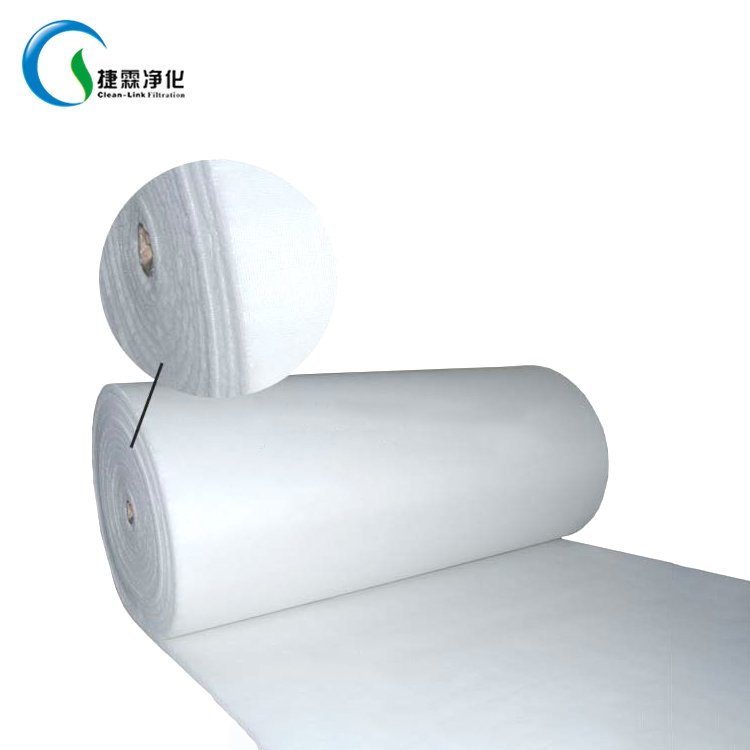 Non Woven Filter Cotton Spray Booth Ceiling Filter Media Synthetic Fiber C-600G Roof Pre Filter Manufacturer