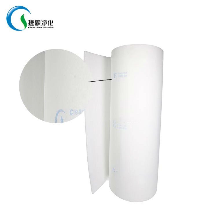Non Woven Filter Cotton Spray Booth Ceiling Filter Media Synthetic Fiber C-600G Roof Pre Filter Manufacturer