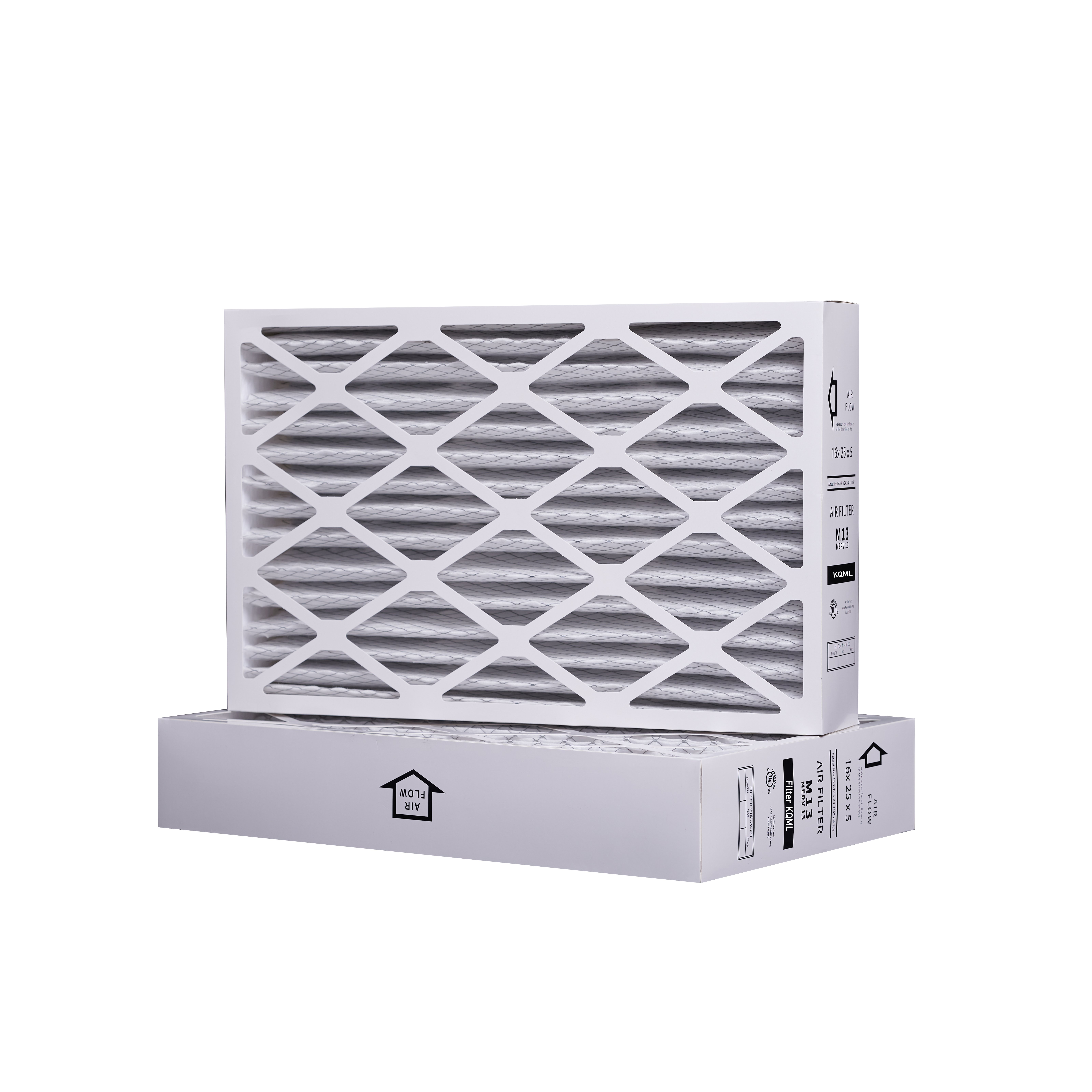 MERV 11 Pleated Air Filter for AC 20x25x4 Size for Home Restaurants Hospitals Hotels New Condition Pleated Panel Filters