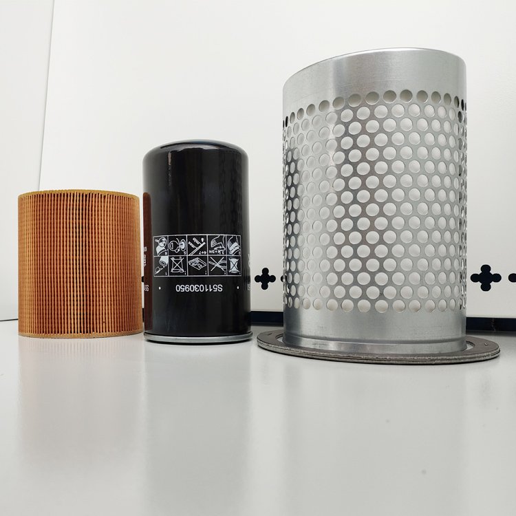 Industrial 20HP 15KW Air Compressor Maintenance Consumables Oil Filter Element Oil Split Core Air Filter Element