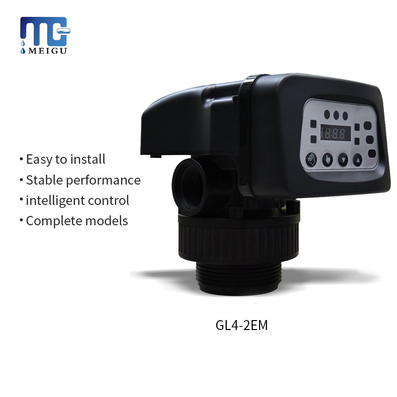 GL4-2EM Multi-Functional Water Filter Valve Automatic Water Filter Valve Flow Control Water Softener Control Valve