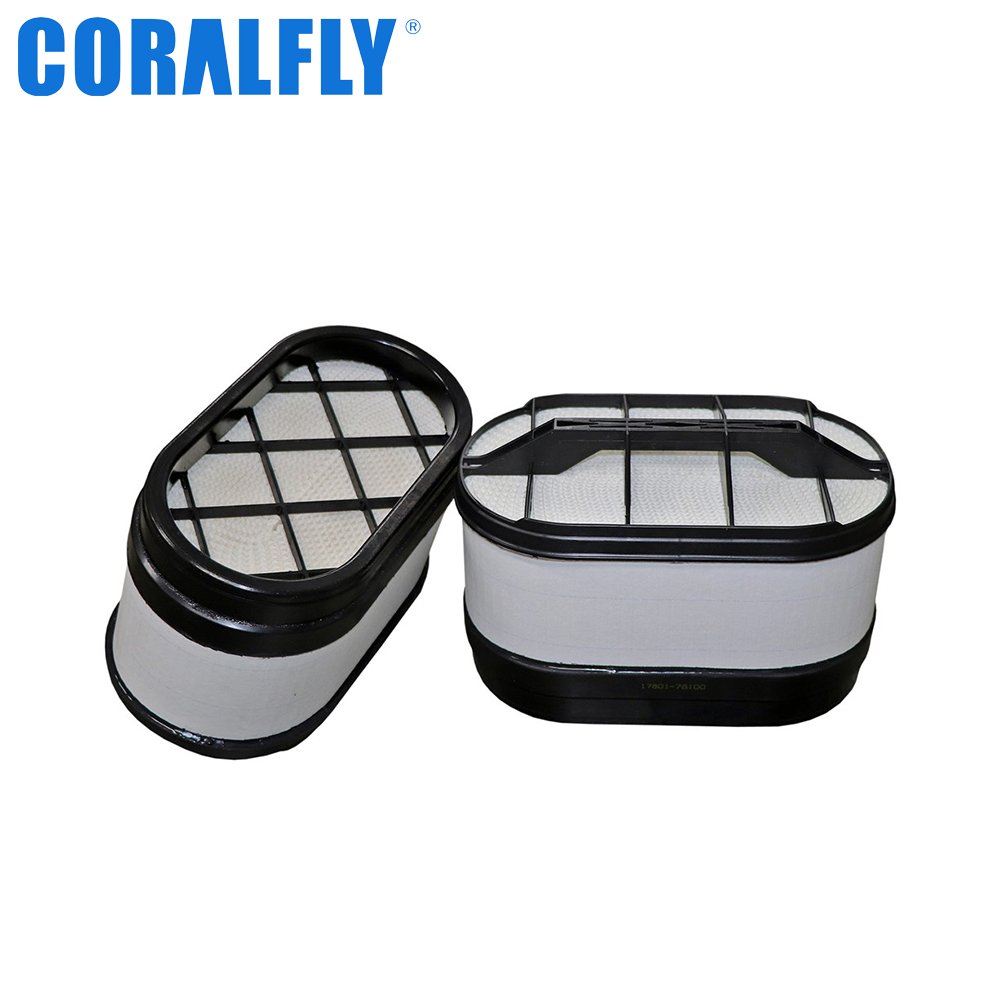 Coralfly Truck Engine Parts Filter P605536 P612513 AF27876 air Filter