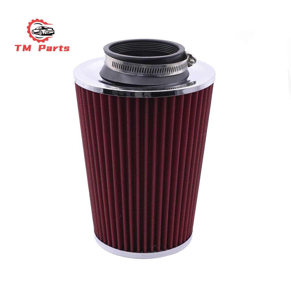 4" 101mm Performance High Flow Cold Air Intake Cone Replacement Dry Filter Car Air Filter Universal