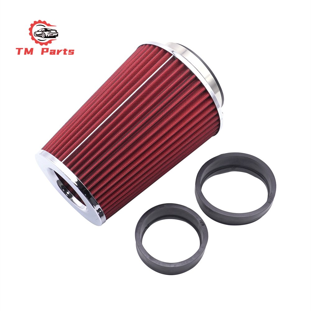 4" 101mm Performance High Flow Cold Air Intake Cone Replacement Dry Filter Car Air Filter Universal