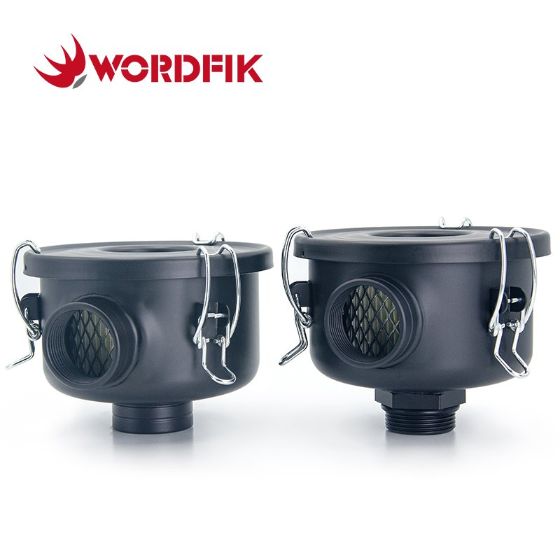 1-1/4" F004 Industrial Vacuum Pump Inlet Air Filter Housing Assembly Wordfik Brand Vacuum Pump Spare Parts