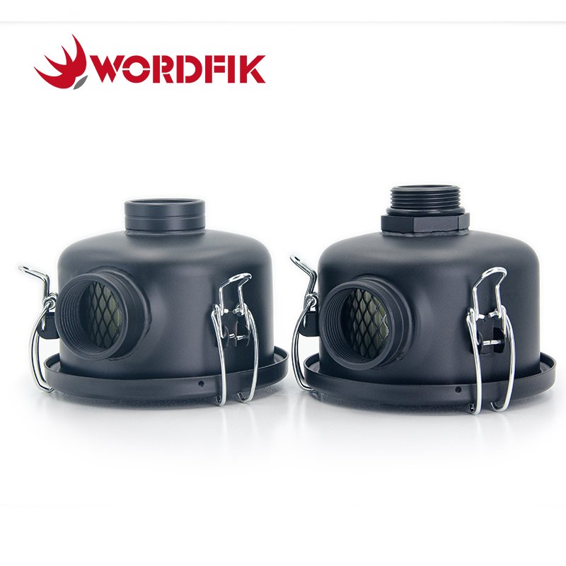 1-1/4" F004 Industrial Vacuum Pump Inlet Air Filter Housing Assembly Wordfik Brand Vacuum Pump Spare Parts