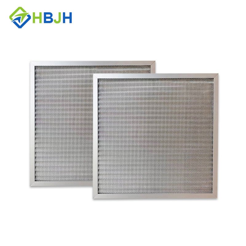 Aluminum Stainless Steel Washable Metal Mesh Prefilter air Conditioning Kitchen Oil Smoke Pre Filter air Filter