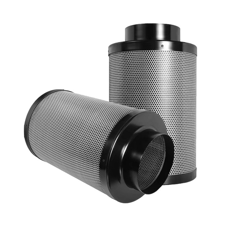 Hydroponic 6 Inch 8 Inch 10 Inch 12 Inch Grow System Carbon Air Filter Activated Carbon Filter for Inline Fan