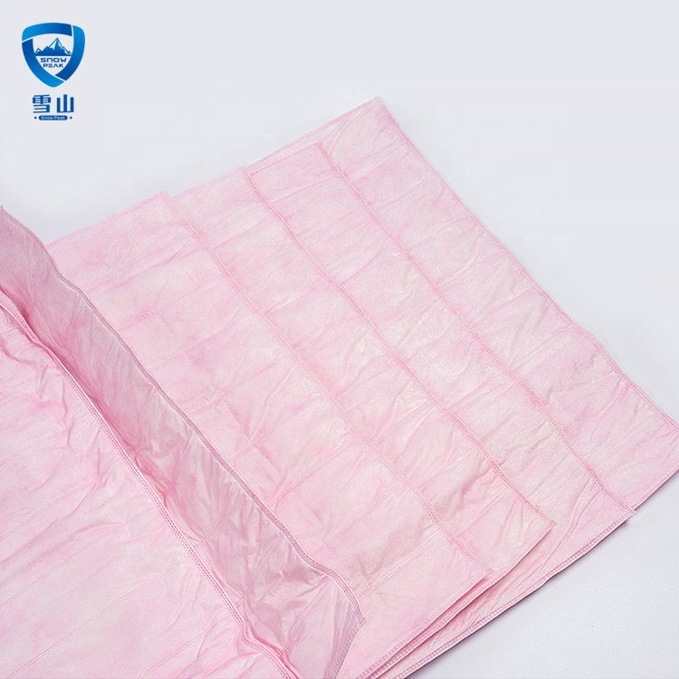 Hot Sale European Standard Light Pink Medium Efficiency F7 Filter Bag Pocket Air Filter