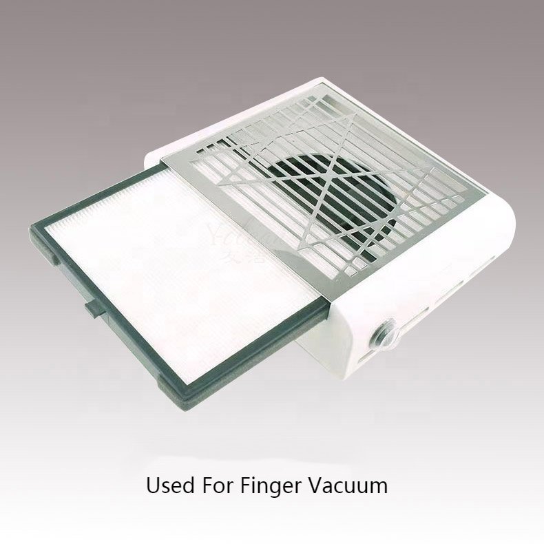 2024 China Cheapest Vacuum Suction Filter Nail Dust Collector Finger Nail Beauty Manicure With Filter Accessory Mesh Net
