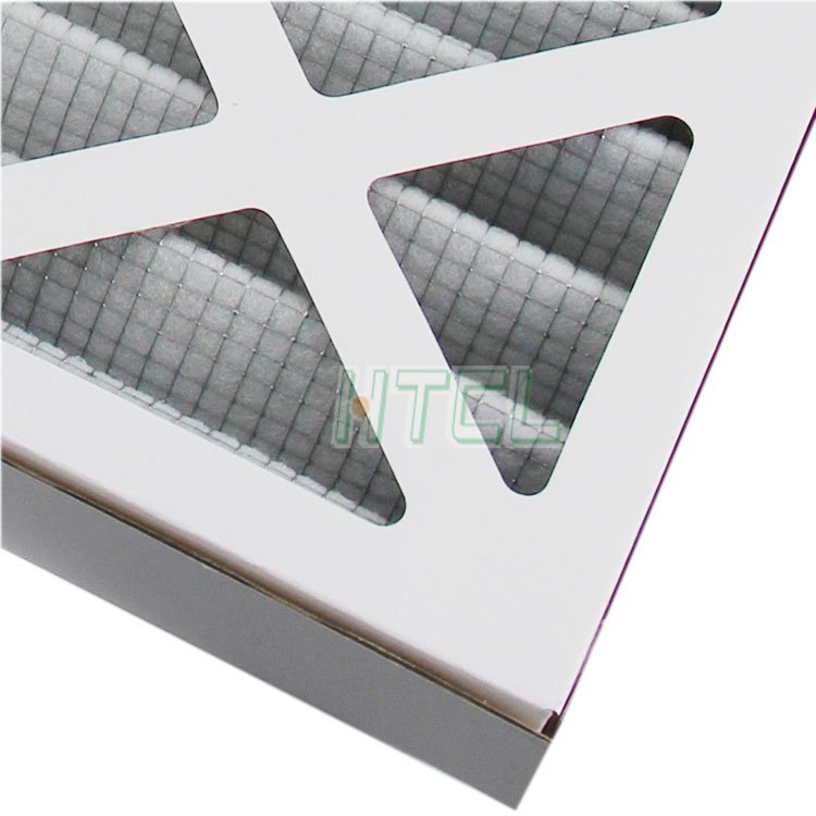 High Quality Cardboard Frame Pleated HVAC Air Filter 16x25x1 Inch Merv 8 11 13 14 Air Filter AC Furnace Filter 20x20x1