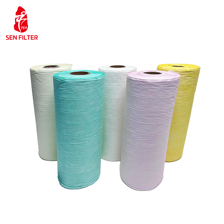 High Efficiency HAVC Bag Air Filter for Home and Restaurant Use Raw Material Roll
