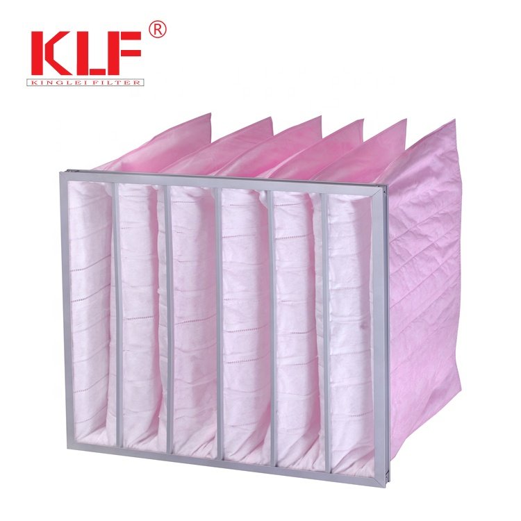 F5/F6/F7/F8 Air Filter Pocket Filter With New Composite Non-woven Fiber