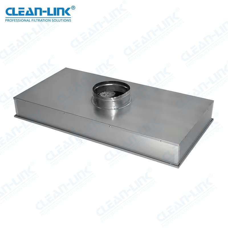 Ceiling Mounted HVAC Terminal HEPA Air Filter for Clean Room with Collar