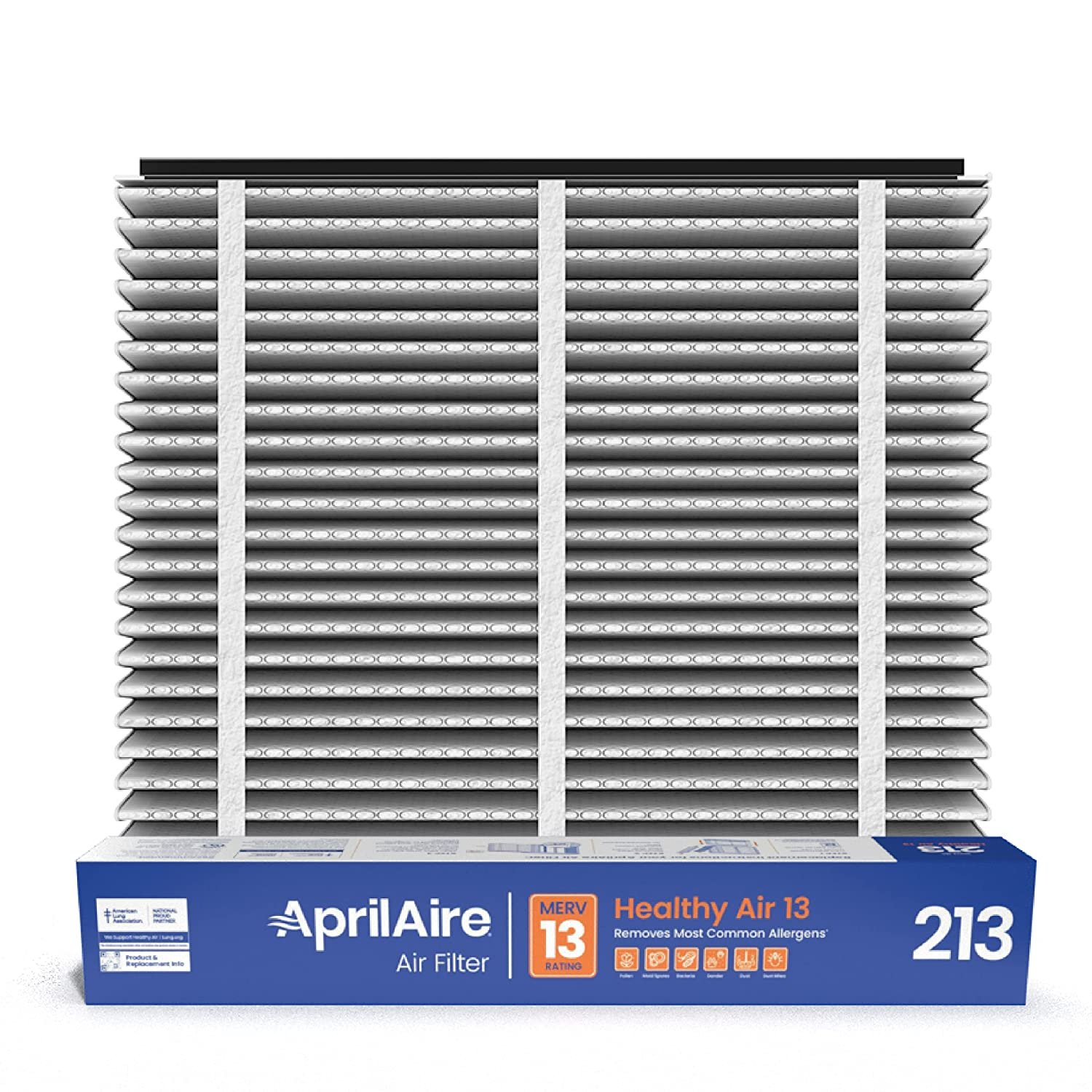 Compatible With AprilAire Filter 613 Replacement Filter Air Purifier 1625FG - MERV 13, Healthy Home Allergy, 16x25x4 Air Filter