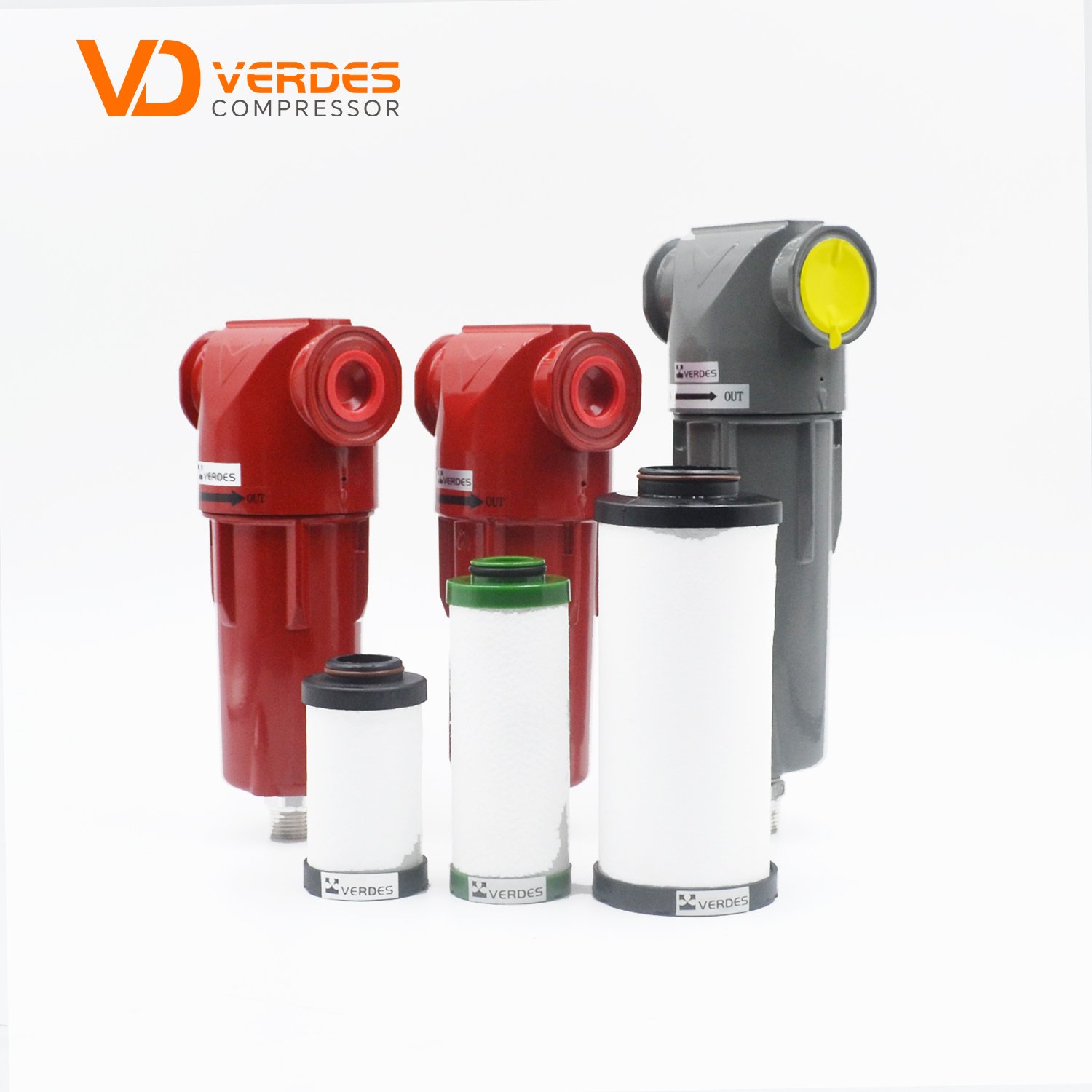 Verdes Compressor Air Dryer Pipe Line Air Filter element for Atlas for Ingersollrand SULLAIR BOGE Kaeser Quincy