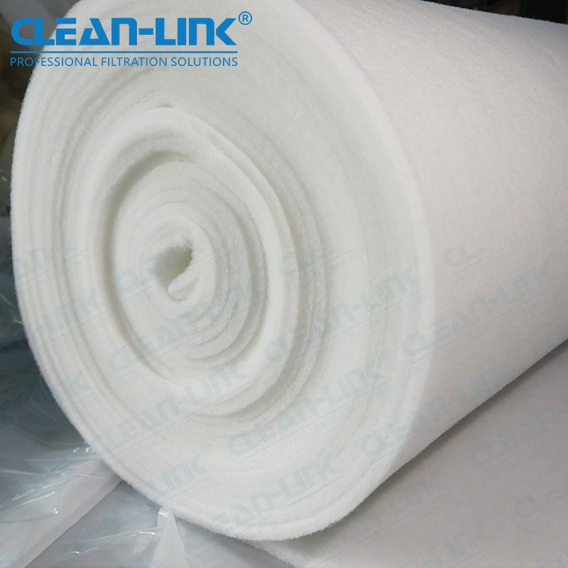 Wholesale Air Filter Material for Coarse Air Filtration System Polyester Synthetic Fiber Cotton Pre Filter Media Roll