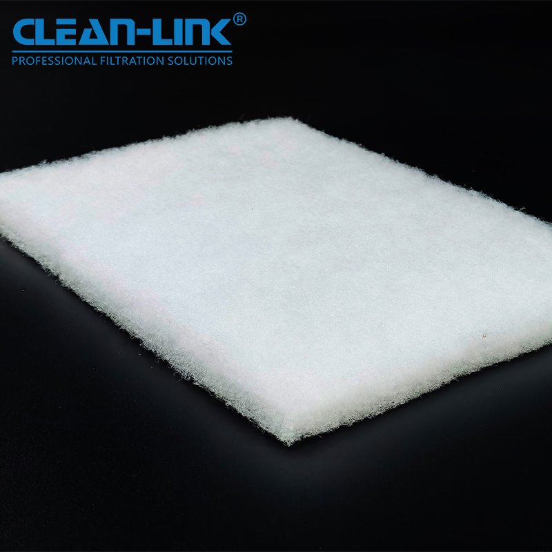 Wholesale Air Filter Material for Coarse Air Filtration System Polyester Synthetic Fiber Cotton Pre Filter Media Roll