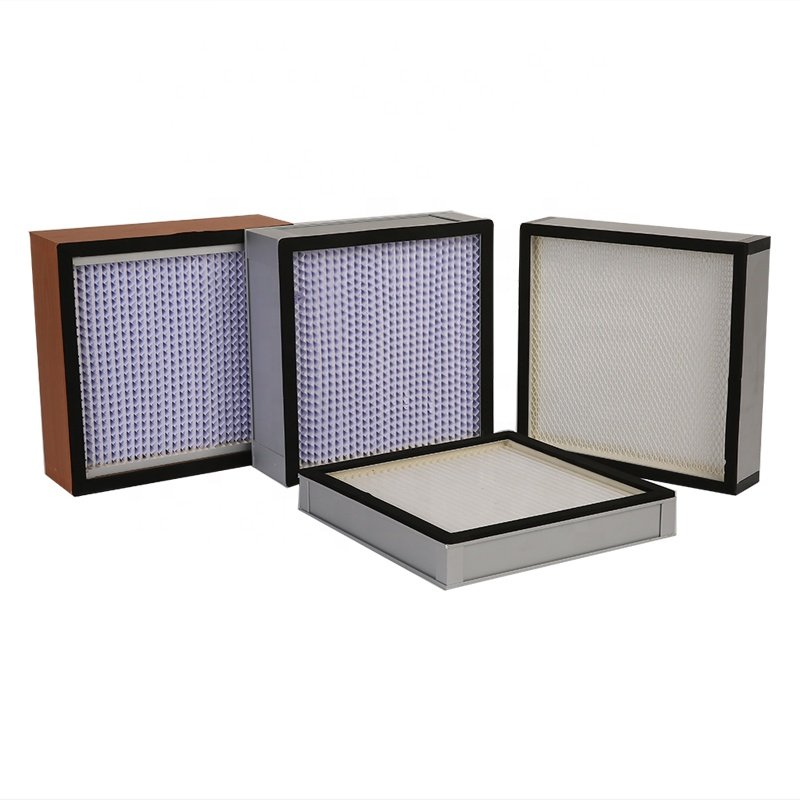 Customized 99.99% 0.3 Micron H13 H14 HEPA Filter 18'' X 24'' X 6'' for Cleanroom AHU System