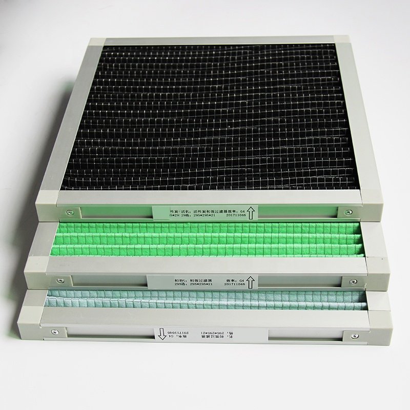 Polyester HVAC Filter Pleated Air Filter Custom Dust Odor Smell Air Filter