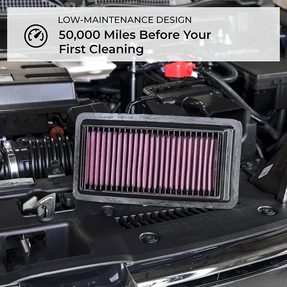 Replacement Filter Compatible with K&N 2007-2018 Jeep Wrangler V6 3.6L for 33-2364 Engine Air Filter