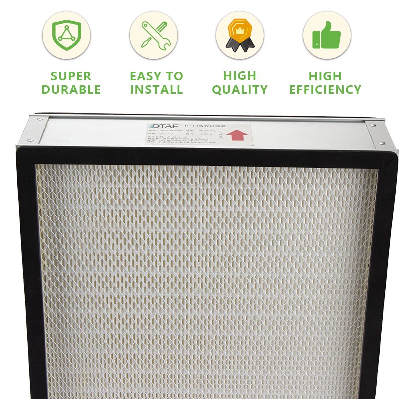 High-Efficient H14 Hepa Filters Precision Machinery Clean Workshop HVAC Farm Direct Factory Production