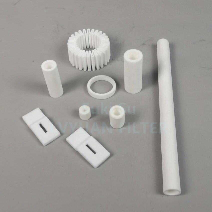 PE Sintered UHMWPE Filter Polyethylene HDPE Air Filter Tube Disk Fritted Hydrophobic Porous Plastic 0.2 1 5 10 25 80 Um