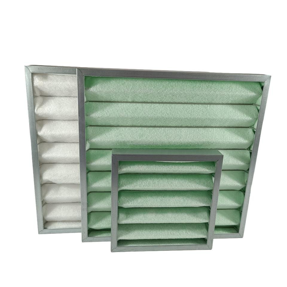 Replacement Filter G3 Aluminum Frame Fiber Cotton Flat-plate Air Purifier Filter