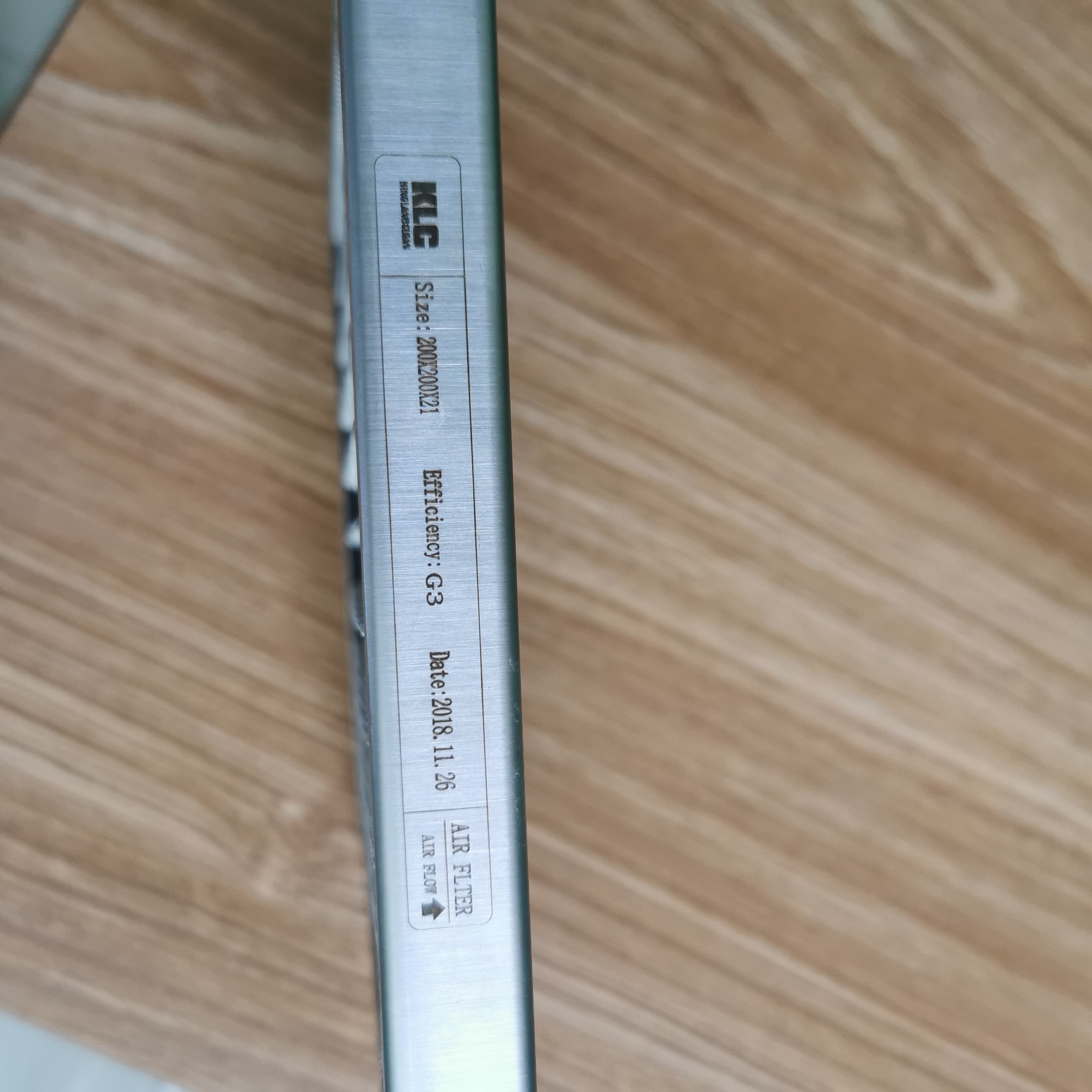 Honeycomb Aluminium Mesh air Filter with Ss Frame